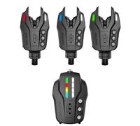 Prologic Element Com-Pact Alarm Set 3 Plus 1 Carp Fishing Alarm Sets - 1609323