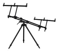 Prologic Fishing Rod Holder - 3 Rods, Aluminium, Black, Surface Mount, 77.5cm