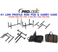 PROLOGIC K1 LOW PROFILE ROD POD GOAL POST KIT SYSTEM+CARRY BAG 2 OR 3 ROD SET