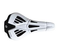 Bike Saddle Prologo Scratch M5 CPC Tirox Alloy Rails 140mm White - MTB Road Bike