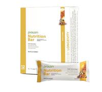ProLon Nutrition Bar | Intermittent Fasting Bar | Vegetarian & Gluten Free | Keto-Friendly with Plant Based Protein | Developed to Not Break a Fast | Made in Italy | 12 Ct, Nuts & Honey