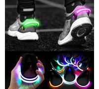 PROLOSO 8 Pack Shoe Lights for Runners Clip On Shoe Clip Lights for Running at Night Walking Jogging Biking Cycling Safety Accessories
