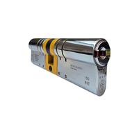 Prolox Evolved Double Euro Cylinder - 3 Star British Standard TS007 - Sold Secure Diamon High-Security 17-Pin Magnetic Mechanism - Non-Handed Chrome Finish (40/45)