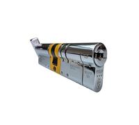 Prolox Evolved Thumbturn Euro Cylinder - 3 Star British Standard TS007 - Sold Secure Diamond Rated - High-Security 17-Pin Magnetic Mechanism - Non-Handed Chrome Finish - 5 Keys (50/50)