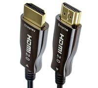 ProLux 4K Ultra HD HDMI Cable - High-Speed Fiber - Optic HDMI 2.0 Active - Optical Cable, 18Gbps, HDCP 2.2, Supports HDR, ARC, 3D, Dolby Vision (5.00m)