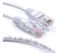 ProLux LAN Cable CAT5e - High-Speed Ethernet Cable, RJ45 Network Lead, Light Grey, Durable, Shielded, Low Latency for Home, Office, Gaming, Router, Switch, CCTV, VoIP, 5.00m