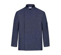 Proluxe Chefs Denim Long Sleeve Jacket (Indigo Blue, 4XL)