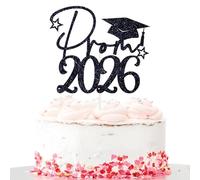 Prom 2026 Cake Topper, Class of 2026 Graduation, Congratulations, Exclusive for Prom Night Parties Decorations