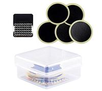 prom-note Tyre Patches Self-Adhesive Repair Box Repair Self-Adhesive Kit Flat Tool for Tyre Patches for Inflatable Inner Tubes on the Road