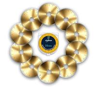 ProMan Tools 28mm Rotary Cutter Blades 10 Pack, Replacement Blades for Fabric, Titanium Coated, SKS-7 Steel Blade, for Paper Arts Scrapbooking Sewing Crafts DIY, Sharp and Durable