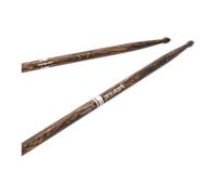 ProMark Drum Sticks - Classic 5A Drumsticks - FireGrain For Playing Harder, Longer - No Excess Vibration - Lacquer Finish, Oval Wood Tip, Hickory Wood - 1 Pair