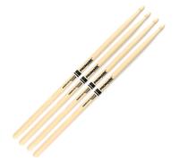 Promark Classic Forward 5A Hickory Wood Tip 2 Pair Value Bundle
