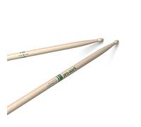 ProMark Classic Forward 747 Raw Hickory Drumsticks, Oval Wood Tip, Unfinished, 1 Pair