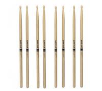 Promark Classic Forward 7A Hickory Drumstick Oval Wood Tip 4-Pack