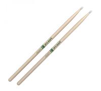 ProMark Drum Sticks - Classic Forward 7A Drumsticks - Drum Sticks Set - Ideal for Kids or Beginners - Oval Nylon Tip - Natural, Raw Hickory Drumsticks - Consistent Weight and Pitch - 1 Pair