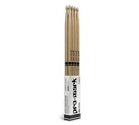 ProMark Drum Sticks - Classic Forward Hickory 5A Drumsticks - Drum Sticks Set - Drum Accessories - Wood Drumsticks for Adults and Youth - Oval Wood Tip - Buy 3 Pairs Get 1 Free