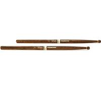 ProMark Drum Sticks - Tim Fairbanks Drumsticks - FireGrain For Playing Harder, Longer - No Excess Vibration - Lacquer Finish, Large Round Tip, Hickory Wood - 1 Pair