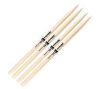 ProMark Hickory 5B Nylon Tip Drumsticks 2 Pair Value Bundle