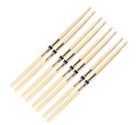 ProMark Hickory 5B Woodtip Drumsticks 4 Pair Value Bundle