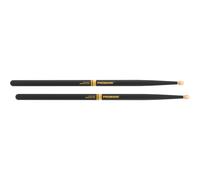 ProMark Rebound 5AB ActiveGrip Hickory Drumsticks - Enhanced Grip for Precision Drumming - Acorn Wood Tip - 1 Pair