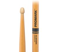 ProMark Drum Sticks - Rebound 5B Drumsticks - ActiveGrip For Secure, Comfortable Grip - Gets Tackier As Your Hands Sweat - Active Grip Finish, Acorn Tip, Hickory Wood - 1 Pair