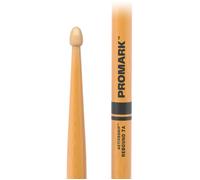 ProMark Drum Sticks - 7A Drumsticks - ActiveGrip For Secure, Comfortable Grip - Gets Tackier As Your Hands Sweat - Active Grip Finish, Acorn Tip, Hickory Wood - 1 Pair