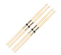 Promark Rebound 5A Hickory Acorn Wood Tip 2 Pair Value Bundle