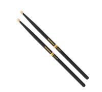 ProMark Rebound 5AB ActiveGrip Hickory Drumsticks - Enhanced Grip for Precision Drumming - Acorn Wood Tip - 1 Pair