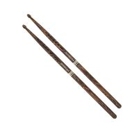 ProMark FireGrain Hickory Rebound 5AB Drumsticks - Enhanced Durability for Intense Drumming - Acorn Wood Tip - Balanced Design - 1 Pair