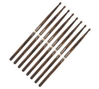 ProMark Drum Sticks - Rebound 5B Drumsticks - FireGrain For Playing Harder, Longer - No Excess Vibration - Lacquer Finish, Acorn Tip, Hickory Wood - Drum Sticks Set of 4 Pairs