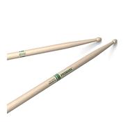Pro Mark Drumsticks Rebound 5B – Raw Hickory, Acorn Wood Tip, Unfinished, 1 Pair