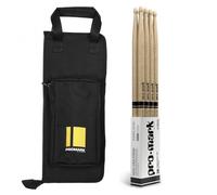 Promark Stick Bag & Forward 5B Hickory Sticks Bundle