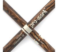 ProMark Drum Sticks - Rebound 5A Drumsticks - FireGrain For Playing Harder, Longer - No Excess Vibration - Lacquer Finish, Acorn Tip, Hickory Wood - 1 Pair
