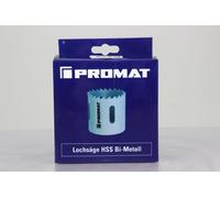 Promat Ø 114Mm Hole Saw HSS Bi Metal 4/6 Combination Tooth Cutting Depth 38Mm