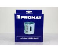Promat Ø 121mm Hole Saw Core Bit HSS Bi Metal 4/6 Kombizahn Cutting Depth 38mm