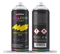 Promatic Colour Coat Sunbeam Yellow Ral 1018 Gloss 1K Acrylic Paint 400Ml