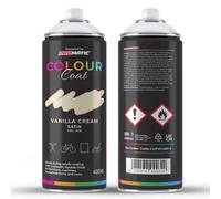 Promatic Colour Coat Vanilla Cream Ral 1015 Satin 1K Acrylic Paint 400Ml