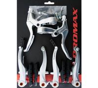 Promax V Brake Set with Aluminum Silver Front/Rear Brake Levers