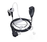 PROMAXPOWER Walkie Talkie Earpiece Compatible with Motorola 2 Pin, Covert Air Tube Earpiece Headset with Big PTT Mic, Security Radio Earpiece for CP040 DP1400 GP68 GP88 GP300 CT150 Two Way Radio
