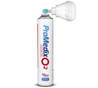Promedix Portable Can Oxygen Inhaler 12L 99.4% Pure with Mouthpiece