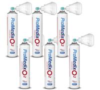 Promedix PR-994 Portable Oxygen Inhaler 12L in a Can 99.4% with Mouthpiece (6)