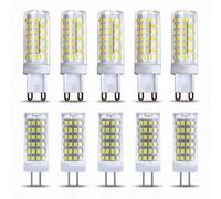 PromeLux 10PCS G4/G9 Base Corn LED Bulbs 230V 3W-15W Super Bright | G4 G9 Corn LED Bulbs Warm White 3000K Warm Glow Dimmable 9W Direct Replacement, High Lumen Output Instant On, Wide Voltage