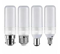 PromeLux 3Pack -230V 8W-16W B22/E14/E27 Corn Screw White LED Bulb Lamp | B22 E14 E27 Screw Base Warm White 3000K Dimmable Corn LED Bulb Flicker Free Eye Comfort, Chandelier Vanity Pendant Light Lamp