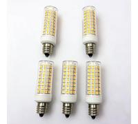 PromeLux 5PCS E14 Super Bright Corn LED Bulbs 230V 3W-15W Dimmable | E14 Corn LED Bulbs Chandelier Ceiling Light Wall Sconce Pendant Light Table Lamp Floor Lamp Ceiling Fan Light Range Hood