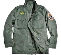 PROMENADE CHIC Travis M65 Taxi Driver Military Olive Green Cotton Jacket