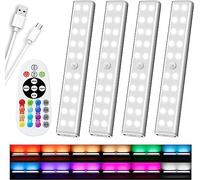 ProMet Under Cabinet 48 LED RGB Remote Controlled Dimmable Lighting Panel Variable White Temperature with Timer (4)