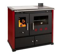 Prometey Practik Lux Wood Burning Stove with Ceramic Top - 9.5 kw, Energy Class A+