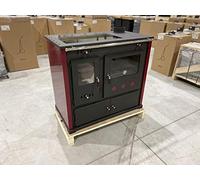 Prometey Practik Lux Wood Burning Stove with Ceramic Top - 9.5 kw, Energy Class A+
