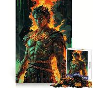 Prometheus Ascendant︰ Forged in Divine Fire Teenagers 1000 Piece Jigsaw Puzzle Memory Gain Light Relax Design Assembly Wall Art Decor (38x52cm)