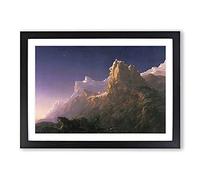 Prometheus Bound by Thomas Cole Framed Print | A2 Black Framed Wall Art | Ready to Hang | Modern Nature Picture | Living Room Bedroom Lounge Office